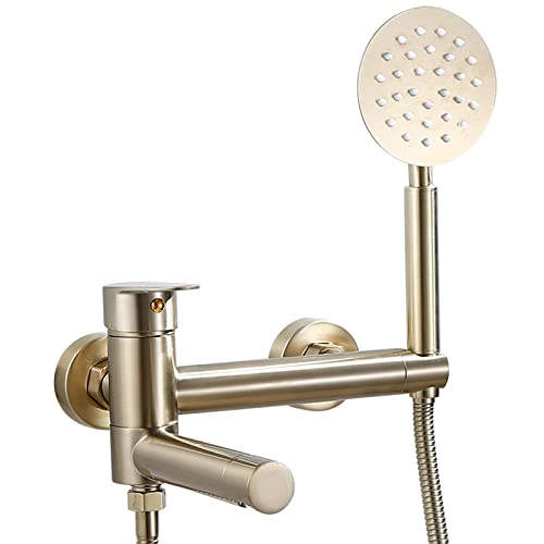 Robinet de baignoire ensemble robinets de douche laiton mitigeur de bain mural