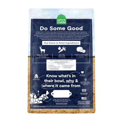 Open Farm Grain-Free Dry Dog Food With Ethically Sourced Ingredients, Non-Gmo Veggies & Superfoods To Support Overall Health, New Zealand Venison Recipe thumb #2