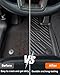 DrCarNow for Ford Explorer Floor Mats 2025-2020 All Weather Floor Mat 6 Seats Captain Chairs Tech Protector Trunk Cargo Mat TPE Waterproof Full Set for Explorer ST Accessories 2026 2025 2024 2023-2020