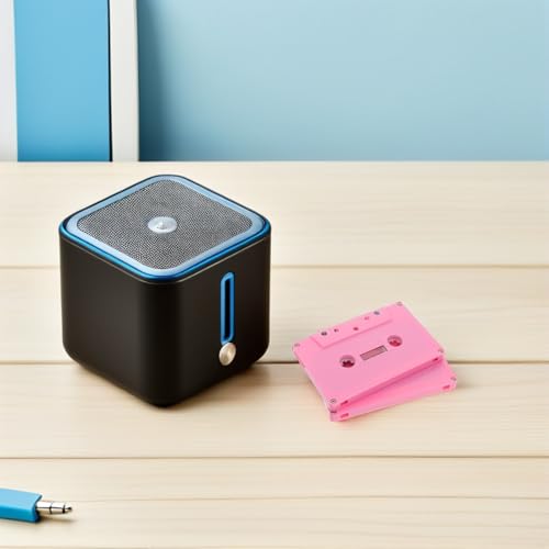 Caja de almacenamiento retro de casetes para decorar la sala de estar 8