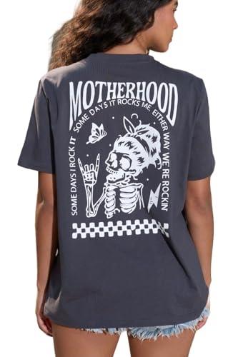 Image of Giftifymama Nursing Shirts Maternity Tops for Women Zipper Summer Breastfeeding T-Shirt Pregnancy Clothes Friendly