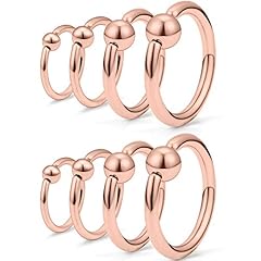4 Pairs - Rose Gold