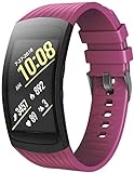 【Vestibilità e dimensioni flessibili】 Cinturino di ricambio universale e moderno per orologio sportivo. Questo cinturino è realizzato in silicone di alta qualità, traspirante e resistente all'acqua. È facile da installare e rimuovere dall'orologio senza bisogno di strumenti. Si adatta alle dimensioni del polso: S: 140 - 170 mm (5.5