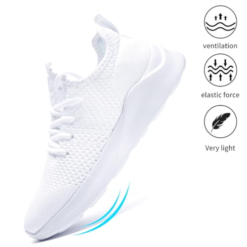 Image of Womens Walking Sneakers Lightweight Comfortable Fashion Gym Running Shoes Non Slip Workout Tennis Shoes