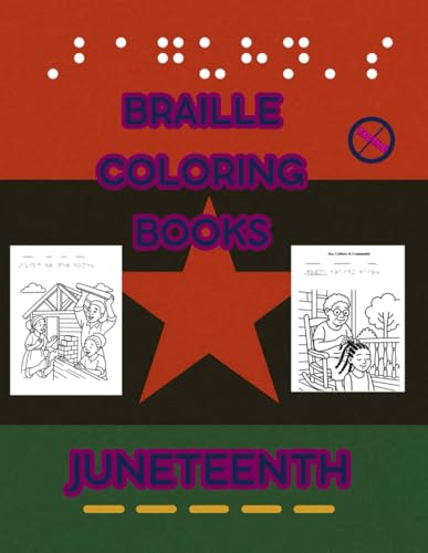 Baguhn's Braille Coloring Book Juneteenth