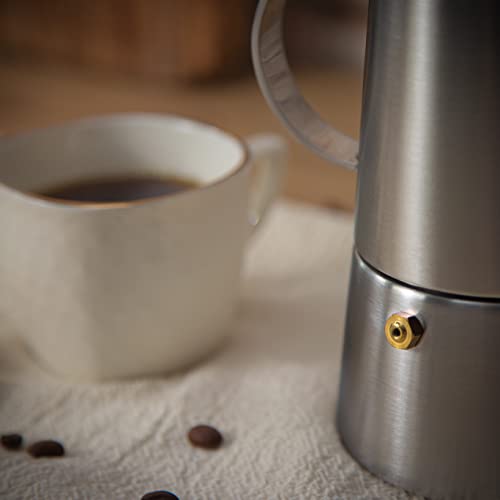 Cilio Espressokocher Modena 202298 aus Edelstahl für 4 Tassen