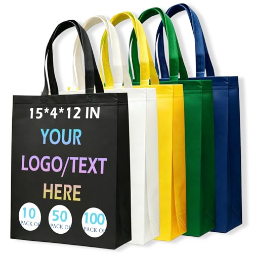 Wubaijin Custom Tote Bags 50-1000 Pack