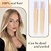 prosa v light hair extensions, 100% real human hair for v light hair extensions machine, 30g/pack, Bleach Blonde, 613#, 22 inch.