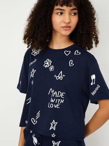 Image of Max Plus Size Women Printed PJ Set