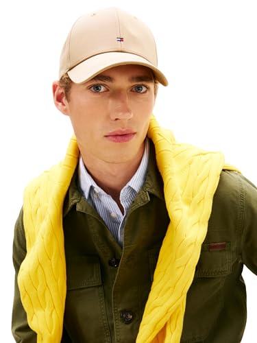 Image of Tommy Hilfiger Men's Cotton Flag Logo Adjustable Baseball Cap