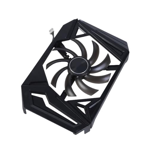 Uqezagpa 4Pin GA91S2U DC12V 0.45A GPU Fan with Housing for Gainward GTX1660 1660S 1660TI Graphics Card Cooling