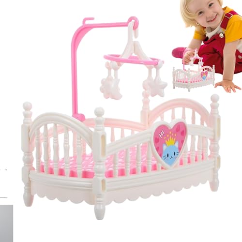 Muebles De Dormitorio De La Casa De Muñecas - Muebles De Casa De Muñecas, Adorno De Simulación De Dibujos Animados Para Niños Para La Cuna, Juguete De Decoración De Scu