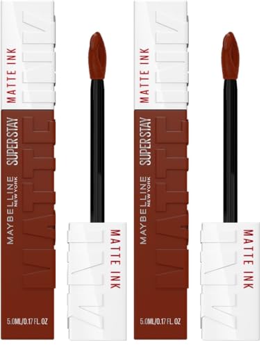 Image of Maybelline New York Superstay Matte Ink Liquid Lipstick, Renegade (Pack of 2)