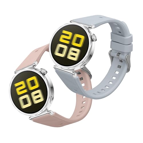 kwmobile 2X Sportarmband kompatibel mit Huawei Watch GT5 41mm / GT5 Pro 42mm / Watch GT4 41mm Armband - Fitnesstracker Band Set aus TPU Silikon