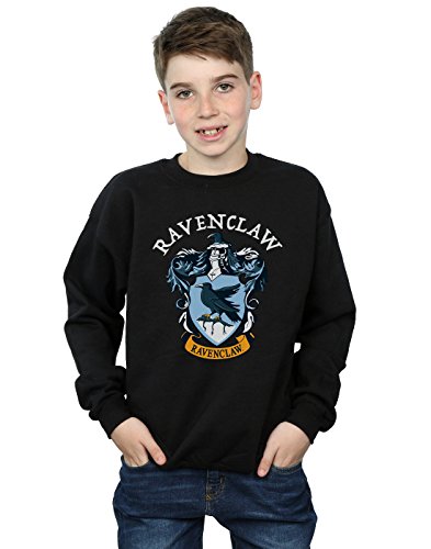 Harry Potter Boys Ravenclaw Crest Sweatshirt Black 9-11 Years