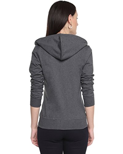 Image of PINACOLADA Charcoal Womens Zipper Hoodie
