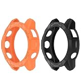 Chofit Custodia compatibile con Garmin Epix Pro Gen 2 51 mm/Fenix 7X Pro, custodia protettiva in TPU, cover protettiva per telaio orologio, custodia protettiva per Fenix 7X/Epix Gen 2 51 mm (nero+