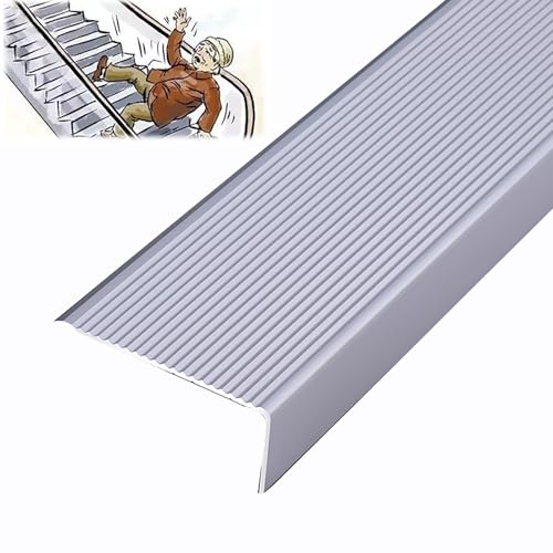 Protector de bordes de escaleras para evitar tropiezos en transiciones