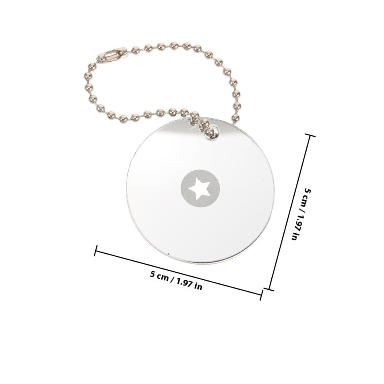 Mipcase 5 Ensembles Miroir De Signal De Lumière du Jour Pot Ours Sifflet pour Effrayer Les Ours Fourniture De Camping Extincteur d'urgence Signal De Survie Miroir 2 pièces * 5
