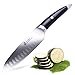 TUO Cutlery TC0202B B&W 6" Japanese Santoku Knife