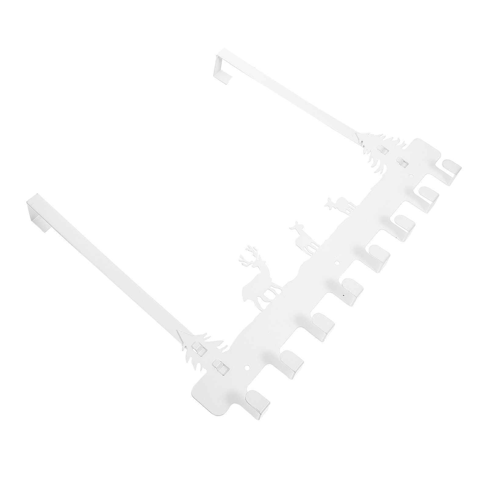 Alipis Gancho para Puerta sin Clavos de Hierro Resistente Diseño Sencillo para Colgar Ropa, Sombreros y Bolsos en Baño y Armario