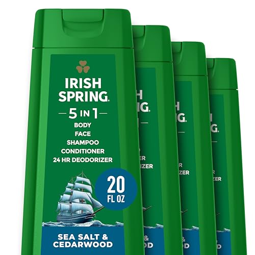 Irish Spring 5 in 1 Moisturizing Body Wash Sea Salt Cedarwood