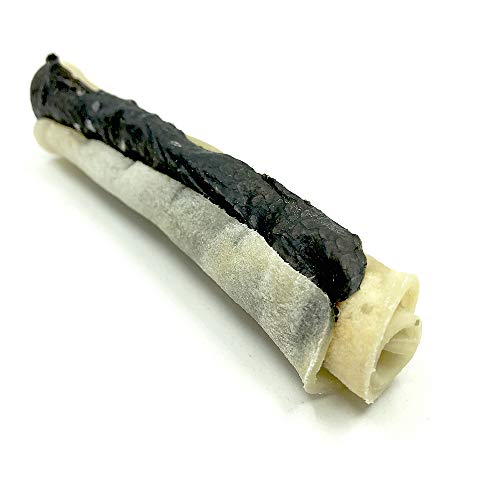 ICEPAW Lachsrouladen, Snack für Hunde aus Lachshaut und Rinderhaut, 3 STK.