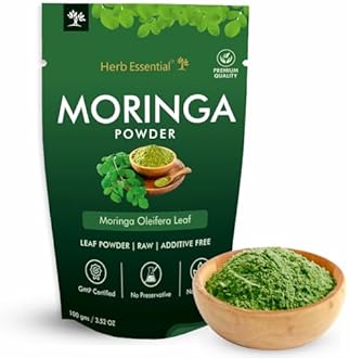 Herb Essential Moringa Leaf Powder, 200g,| Healthy Superfood | 100% Natural