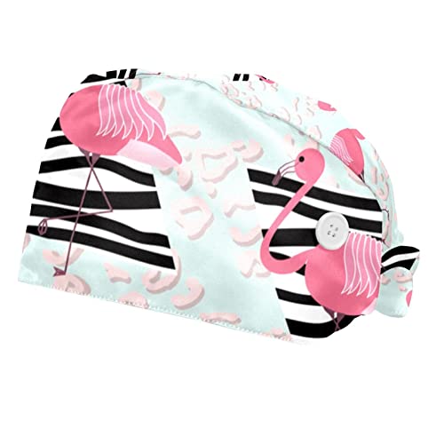 Chapeaux bouffants JDEZ casquettes de travail ajustables 2PCS
