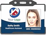 Personalised ID Card - Photo Identity ID Badge - Choice of Colours, ID Holders & Lanyards