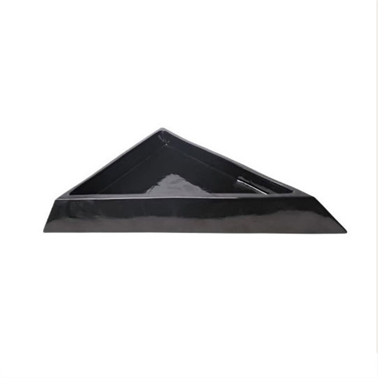 Flower Pot Tray Creativity Triangular Ceramic Drip Tray Home Tabletop Flower Arranging Saucer Ikebana Bowl