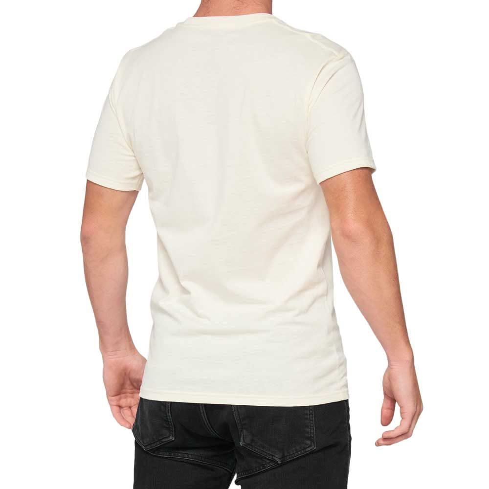 100 % CASUAL Essential T-Shirt Chalk/Orange MD