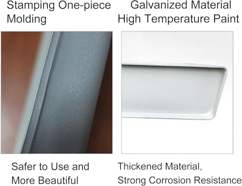 48" Metal Drain Pan for Central Air Conditioner Fan Coil Unit, Drip Tray & Water Tray for 1-5P Indoor Units, Durable and Leak-Proof Air Conditioning Accessory