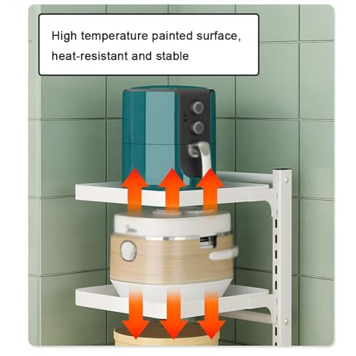 Étagère de rangement réglable – Organiseur pour casseroles et légumes – Solution d'économie d'espace