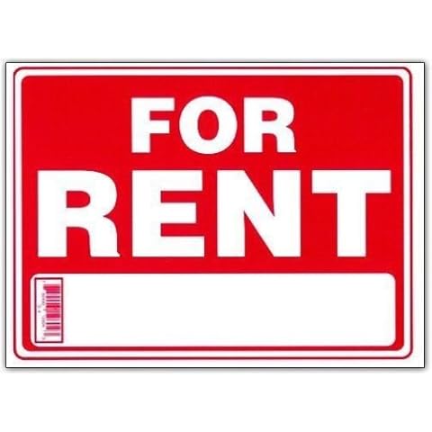 Useful Universe 3 Pk, 9" X 12" for Rent Sign Cover