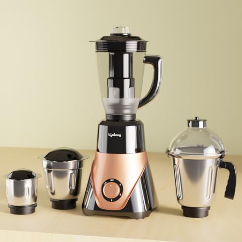 Lifelong 750 Watt Mixer Grinder for Kitchen | 4 Jars 750 Watt Mixie with Chutney Jar,Jar for Shakes,Wet Grinding and Juicer |Blender for Juices & Shakes| 1 Year Warranty with Pan India Service Lifelong 750 Watt Mixer Grinder for Kitchen | 4 Jars 750 Watt Mixie with Chutney Jar,Jar for Shakes,Wet Grinding and Juicer |Blender for Juices & Shakes| 1 Year Warranty with Pan India Service