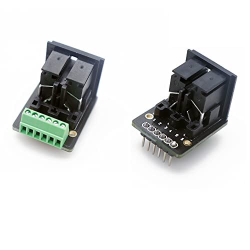 Treedix Conectores DIN 5 Hembra PCB 4 piezas miniatura 2