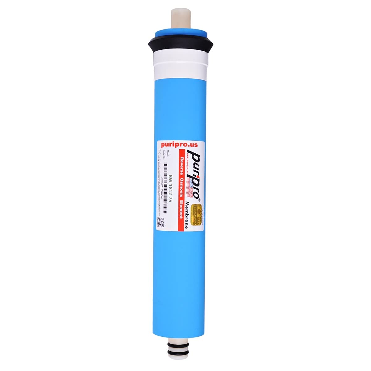 RO Membrane Reverse Osmosis Universal Compatible Replacement RO, Thin Film Composite (75 GPD)