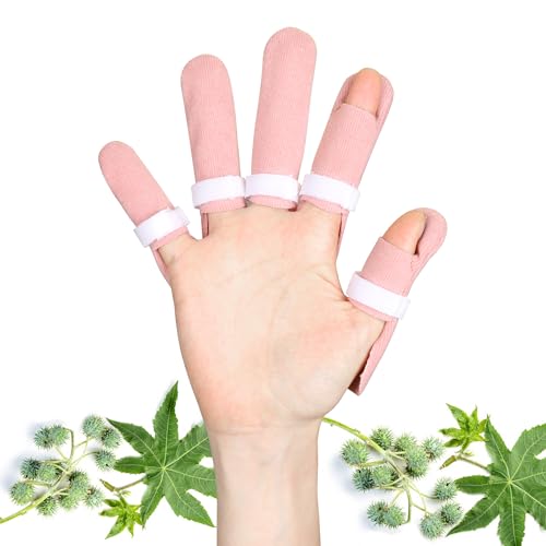 Leekalos Castor Oil Pack for Fingers, Castor Oil Pack Wrap for Finger Arthritis, Easy to Apply, Relief for Joint Pain and Inflammation