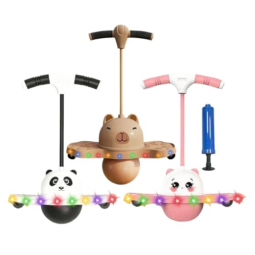 Pelota Saltarina de Equilibrio para Adultos, Saltador con Luz Brillante | Pelota Rebotadora para Exteriores - para Niños Adultos en Casa Jardín Patio Trasero Sala de Estudio Gimnasio Habitación