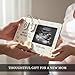 Sonogram Picture Frame, Wooden Ultrasound Picture Frames with Baby Countdown Weeks, Unique Pregnancy Gifts, Ultrasound Photo Keepsake Gifts for New Parents, Couples, First Time Mom Essentials