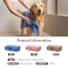 Liebesblume Hundehandtuch Set, Mikrofaser Haustier Handtuch für Hunde und Katzen, Schnelltrocknend und Extra Saugfähig, Weiches Waschbares Hundetrockentuch mit Pfotenstickerei, 35x75 cm 3 Stück