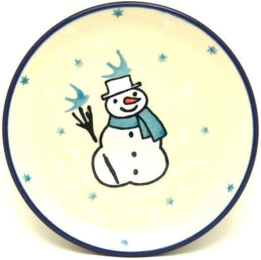 Polish Pottery Coaster - Jack Frost