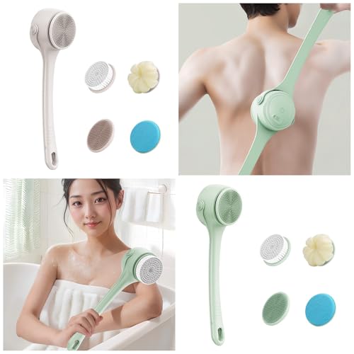 Brosse de douche électrique pour laver le dos facilement sans effort