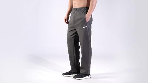 Amazon.com: Zoulee Men's Zip Fly Sweatpants Midweight Terry