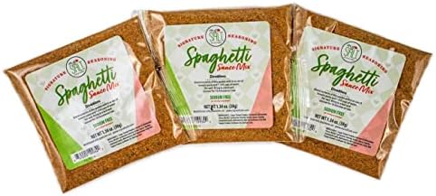 MySALT Spaghetti Sauce Mix, Sodium Free – 3 Pack for Easy Low Sodium Pasta