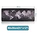 Jestar Gaming Mouse Pad Mat Large World Map Extended XXL 800mmX300mm Computer Game Mousepad Stitched Edges Non-Slip Smooth Operating for Laptop Desktop Computer Keboard and Mouse