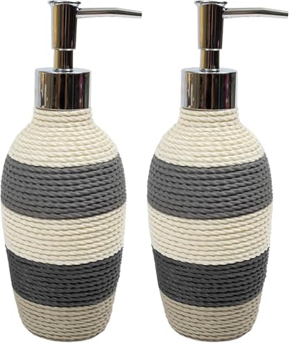 Sweet Home Collection Bathroom Accessories Sets Unique Collections Modern Classic Contemporary Decorative Beautiful Designs Bath Shower Tub Décor, Lotion Pump/Soap Dispenser(Pack of 1) image 4