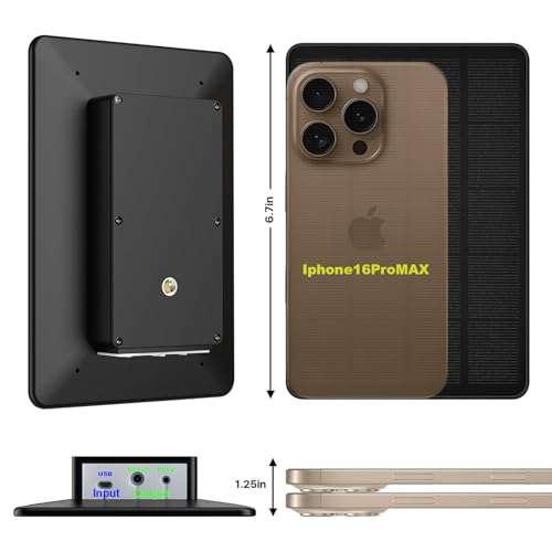 Solarpanel Wildkamera: 5000mAh Akku-Solarpanel für Wild und Outdoor Kameras, 12V/1A&6V/1.5A Solar Batterie Ladegerät Kit, Jagdzubehör für Wildtierkamera von DC 2,1/3,5mm&USB-C Ausgangsanschluss