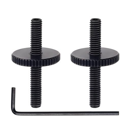 Molettes de chevalet 4 mm Tune-o-matic Banworks noir pour réglage hauteur guitare Les Paul SG